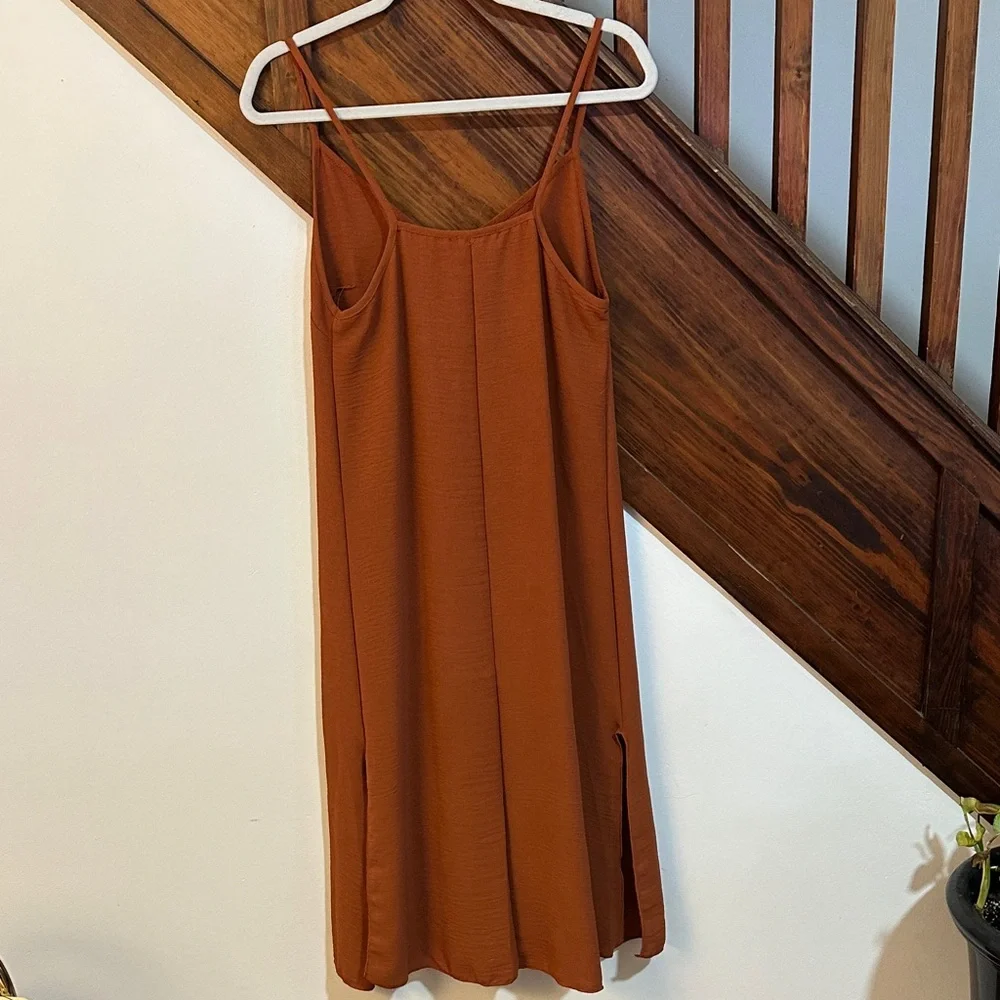 NWT Rust orange size small slip dress: See You Monday, Los Angelos - Picture 5 of 7